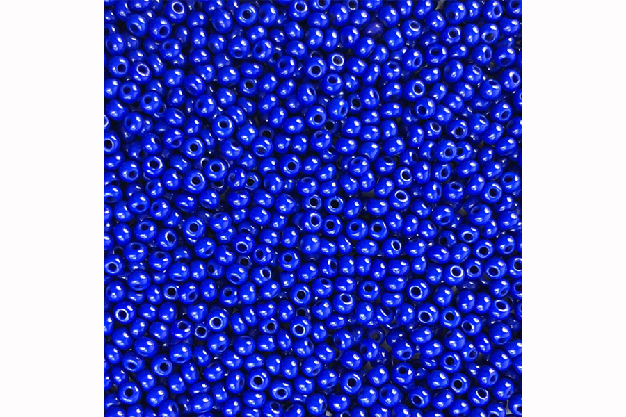 Бісер Preciosa 33050 №10 непрозорий натуральний синій 2,3 мм