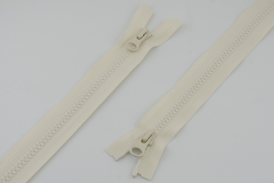 Блискавка YKK Тип 5, 2 замка молочний 75 см VSMR-75-801-DA8/DA8