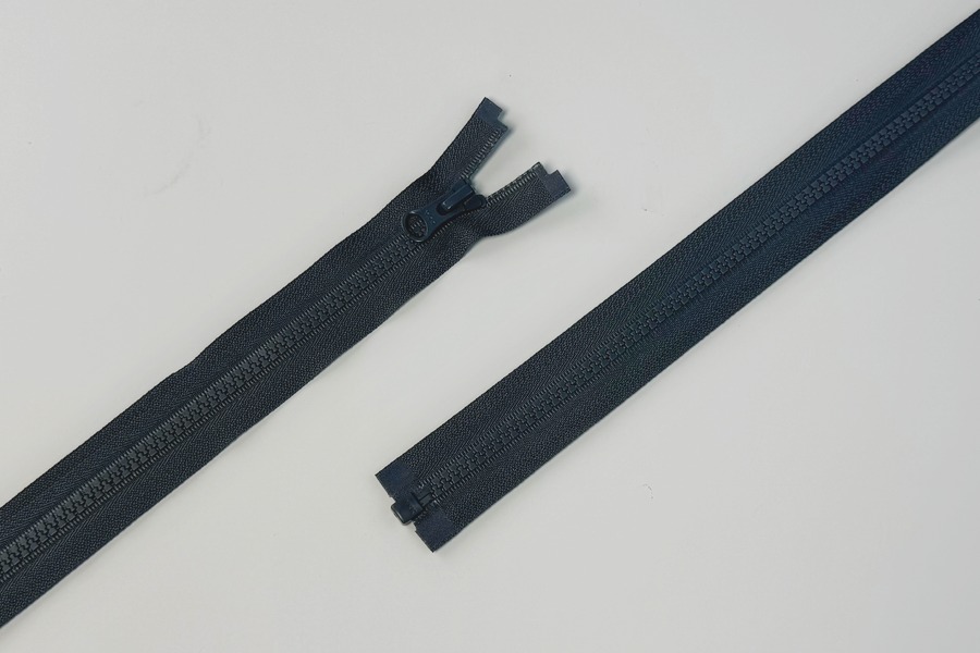 Блискавка YKK Тип 5, 1 замок сірий темний 70 см VSOR-70-182-DA8LHD