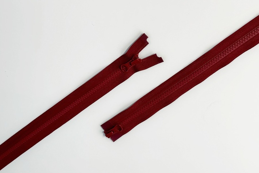 Блискавка YKK Тип 5, 2 замка бордовий 75 см