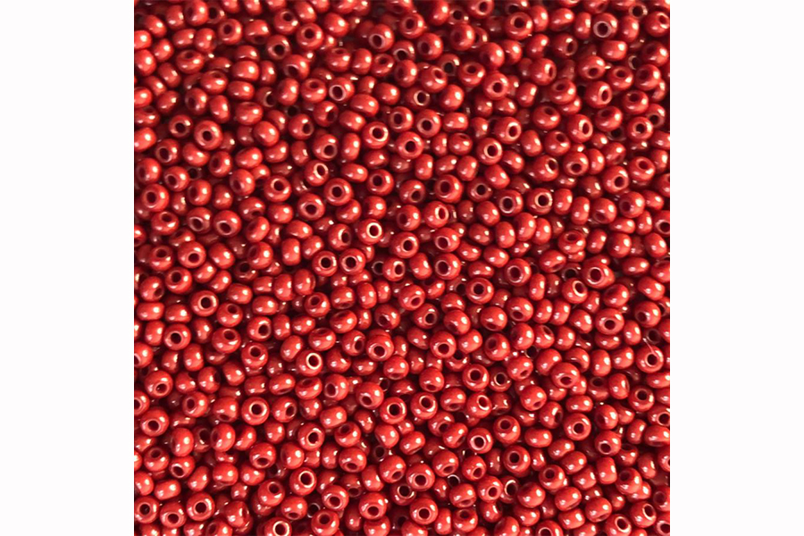 Бісер Preciosa 93210 №10 непрозорий натуральний червоний рудий 2,3 мм