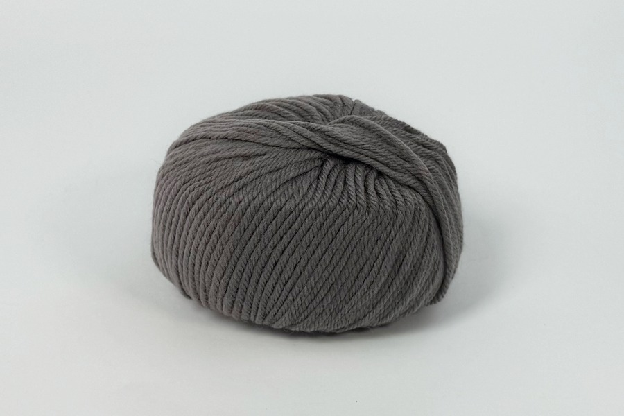 Пряжа Кашемірова вовна 93%, поліамід 7% сірий фрезовий 90м(50гр)