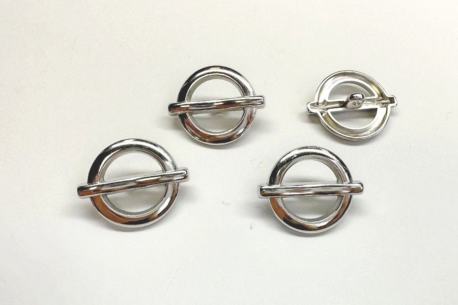 Гудзик на ніжці 23 мм Mertbutton нікель SMB-023