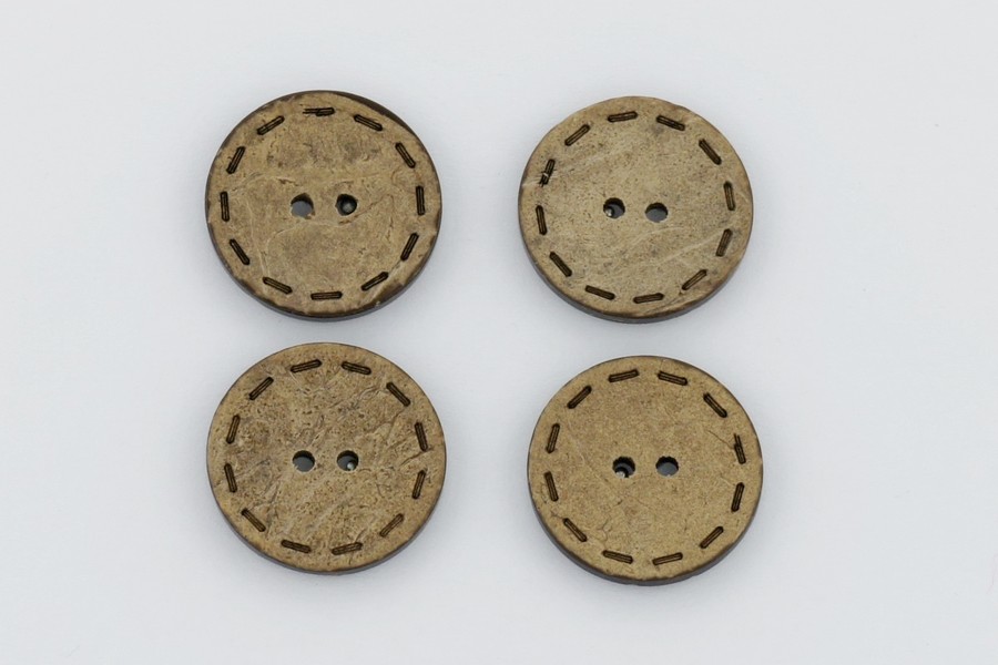 Гудзик 25 мм Mertbutton 2 отвори під дерево