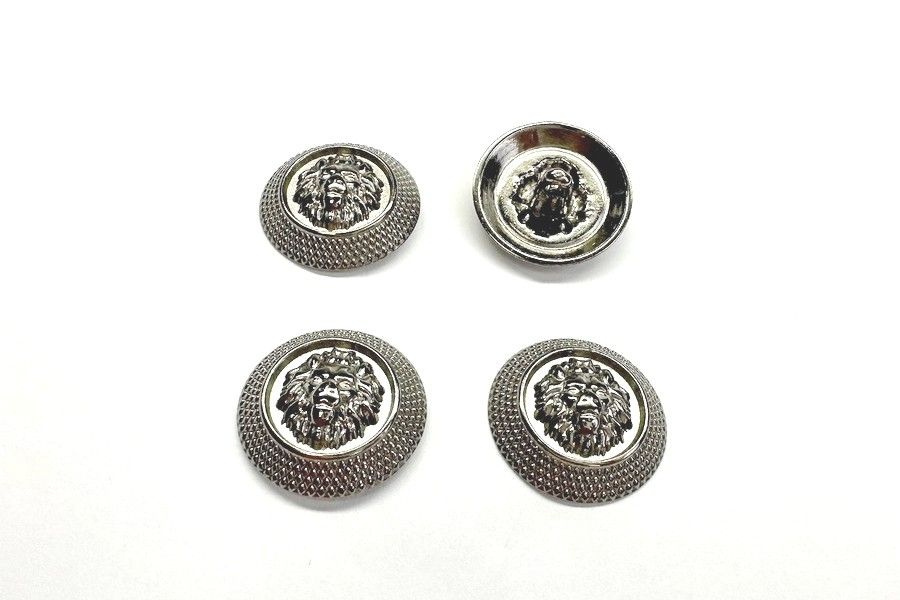 Гудзик на ніжці 15 мм Mertbutton нікель чорний SMB-375