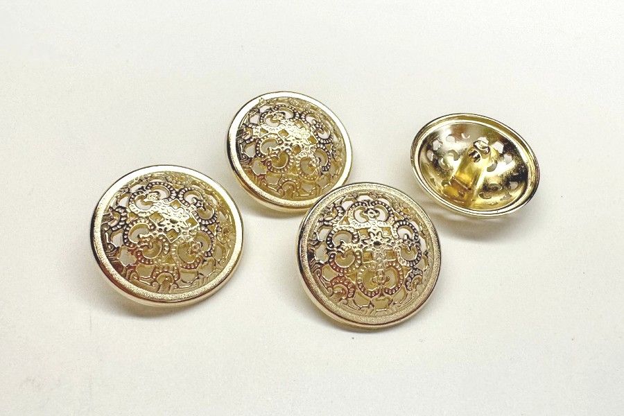 Гудзик на ніжці 23 мм Mertbutton золото SMB-7140