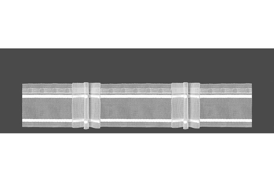 Тасьма для збірки 50 мм коеф. 1:2, бантова прозорий 5-50-200-4
