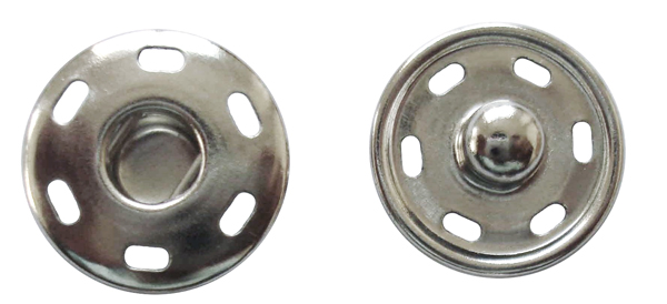 Кнопка 25 мм New Star пришивна нікель