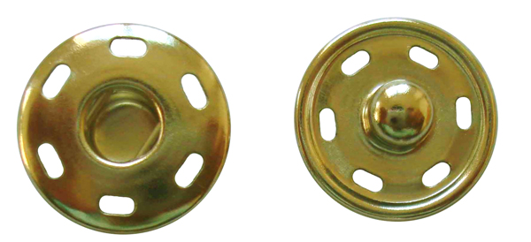Кнопка 15 мм New Star пришивна латунь
