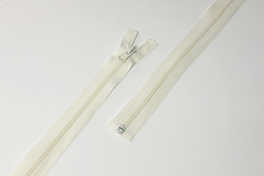 Блискавка MH Тип 5, 1 замок біло-молочний 50 см