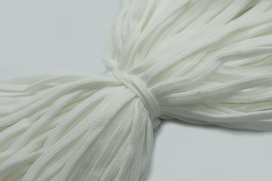 Шнур 6.0 мм для взуття 1-34 Лента білий