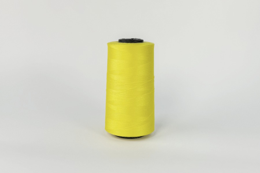Нитки швейні №28/2 Barva армовані поліестер 100% жовтий яскравий 2500 м 3030