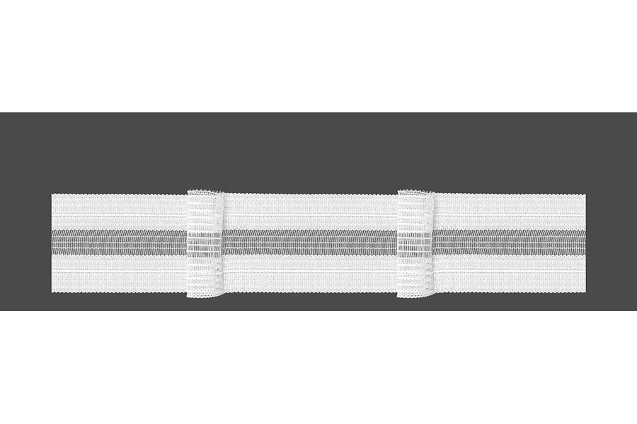 Тасьма для збірки 50 мм велкро, коеф. 1:1,5, рівномірна