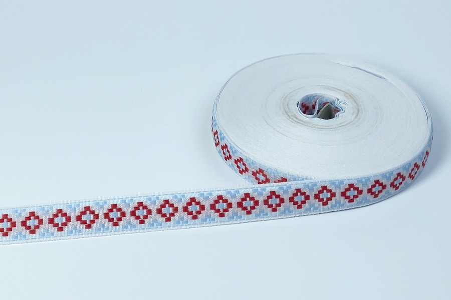 Тасьма 17 мм червоний 4В124-7-0812/1319