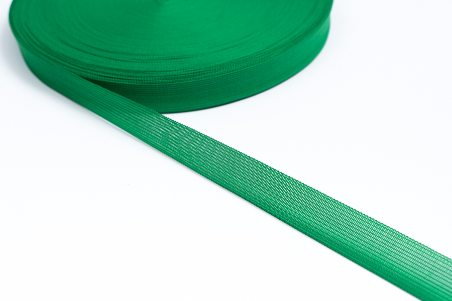 Тасьма 23 мм в'язана зелений