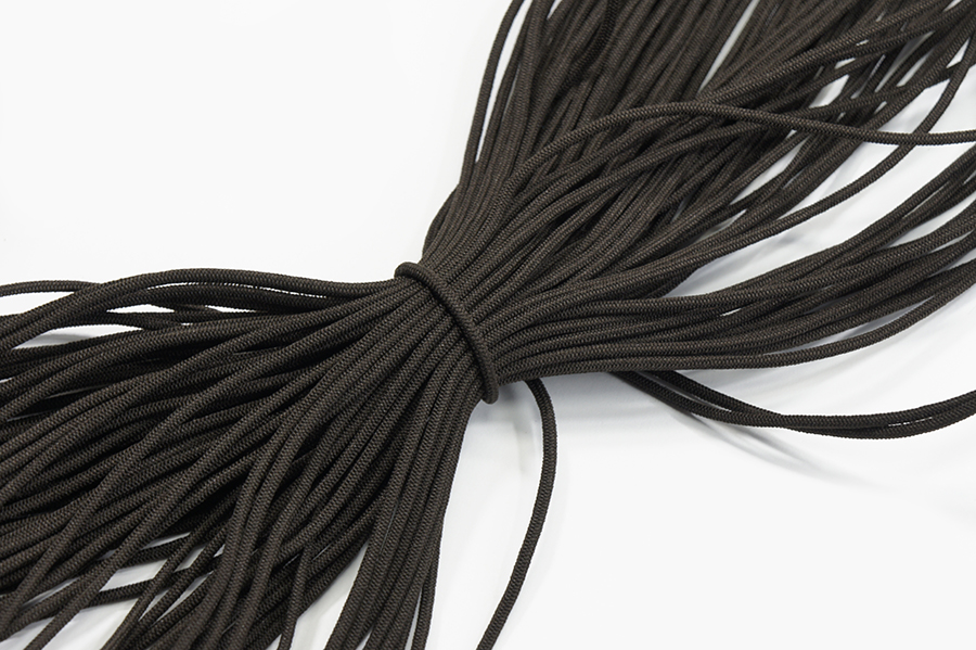 Шнур еластичний 2 мм Лента коричневий темний 4-239-440033