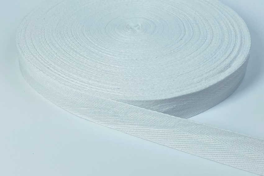 Стрічка кіперна 25 мм MH білий