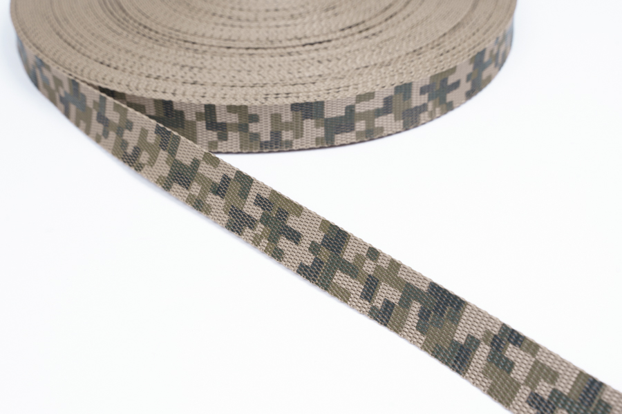 Стрічка 25 мм камуфляж 22-25-7777