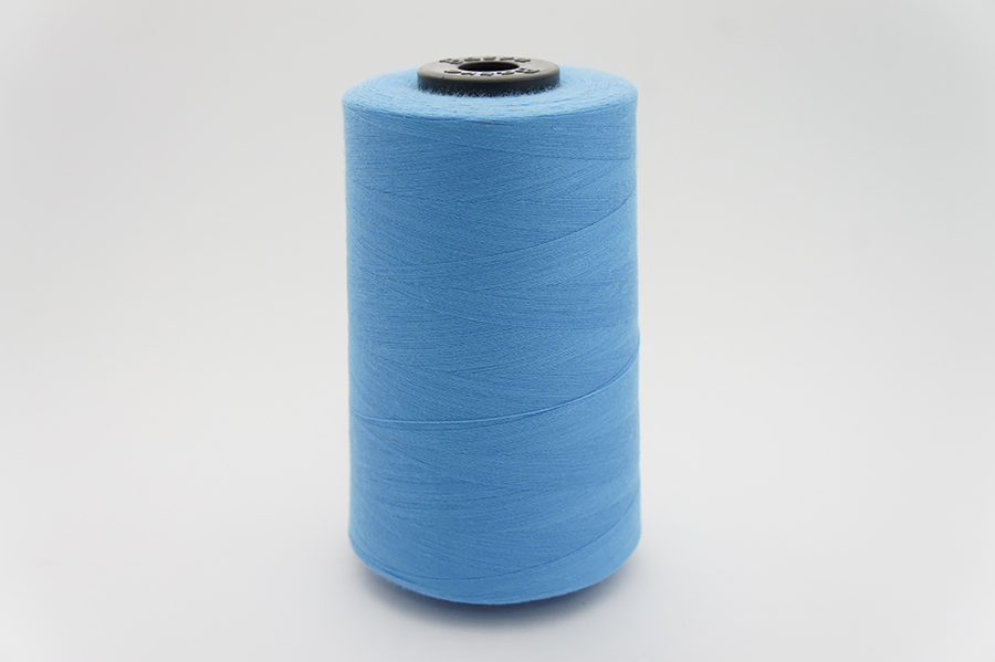 Нитки швейні №40/2 Barva штапельні поліестер 100% блакитний яскравий 5000 м 2099