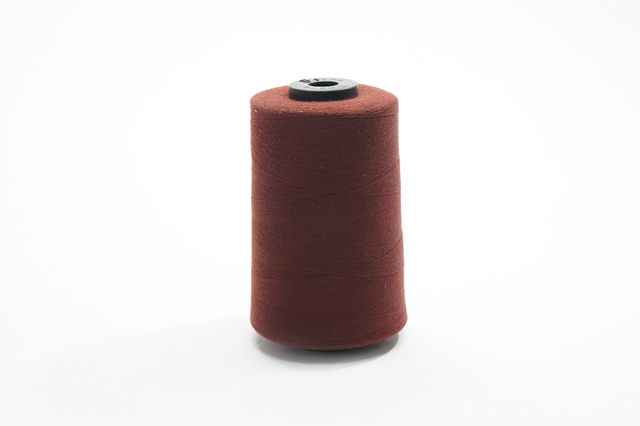 Нитки швейні №20/2 Barva штапельні поліестер 100% бордовий коричневий світлий 2500 м 6044