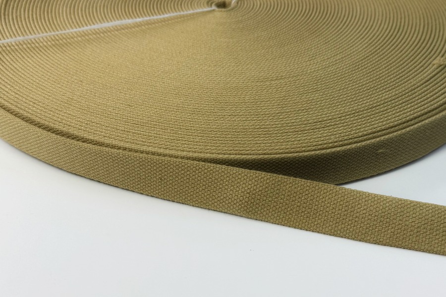 Стрічка 25 мм бежевий золотистий РХБ-25-1367