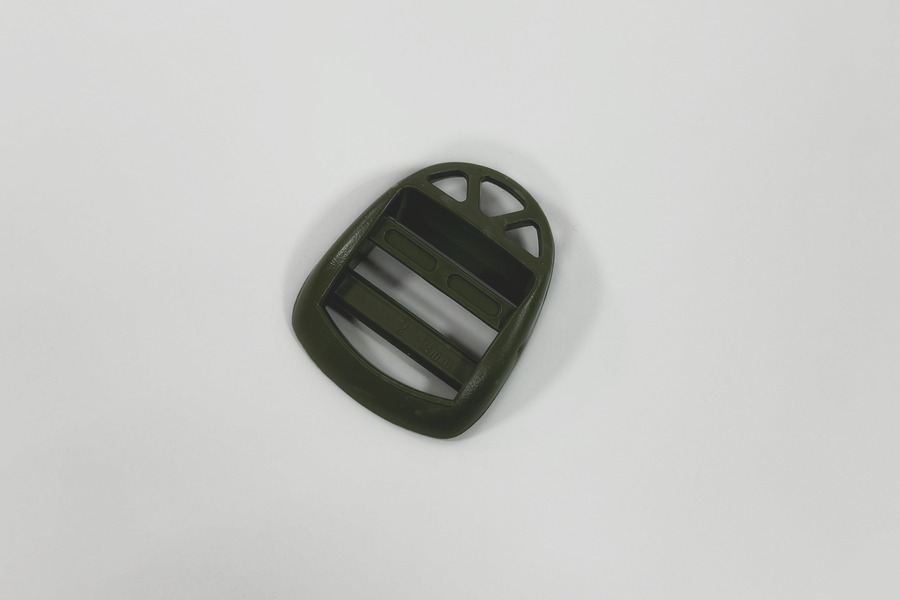 Пряжка-регулятор 25 мм потрійний хакі