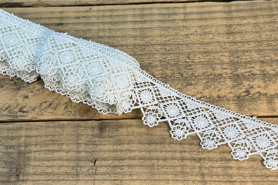 Мереживо гіпюр 45 мм SinemBro 4G4096-45-raw