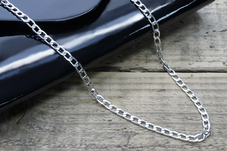 Ланцюг 8х13 мм декоративний MH срібло