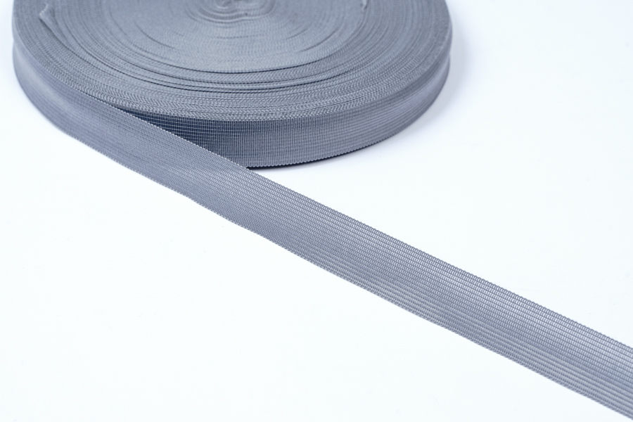 Тасьма 23 мм в'язана сірий 23-320-1104