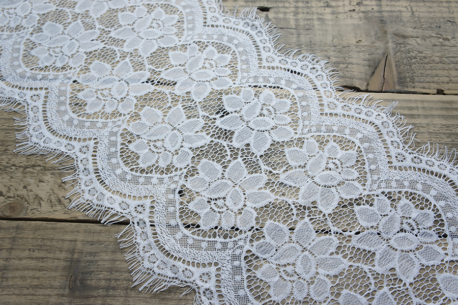 Мереживо шантільї 250 мм MH білий