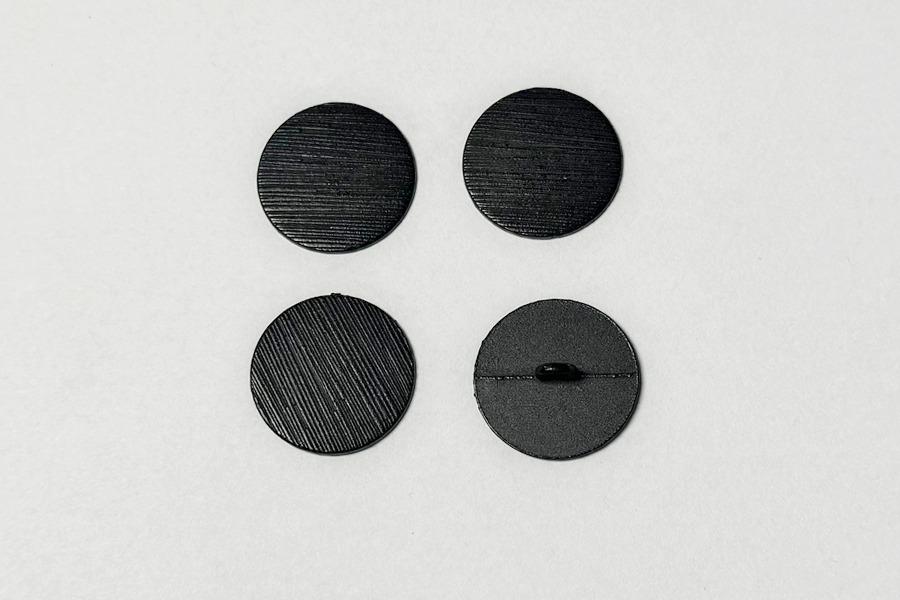 Гудзик на ніжці 23 мм Mertbutton метал чорний UTS-61