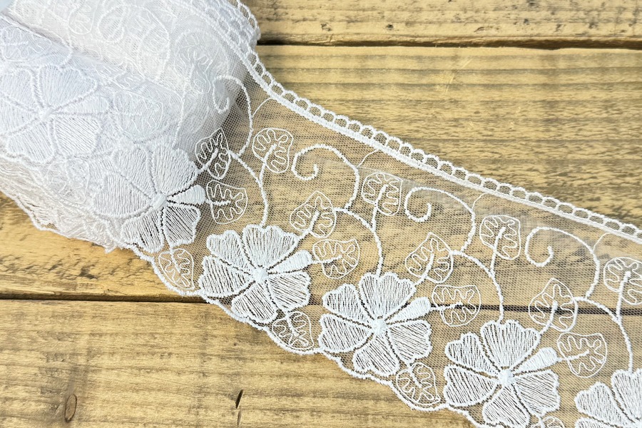 Мереживо блюмарин 110 мм SinemBro білий