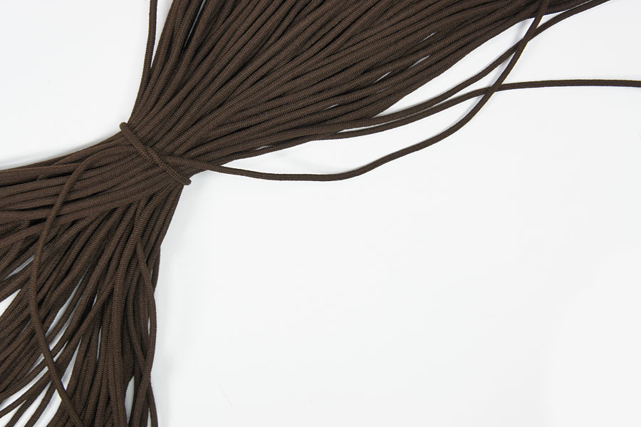 Шнур еластичний 2 мм Лента коричневий темний 4-239-487007