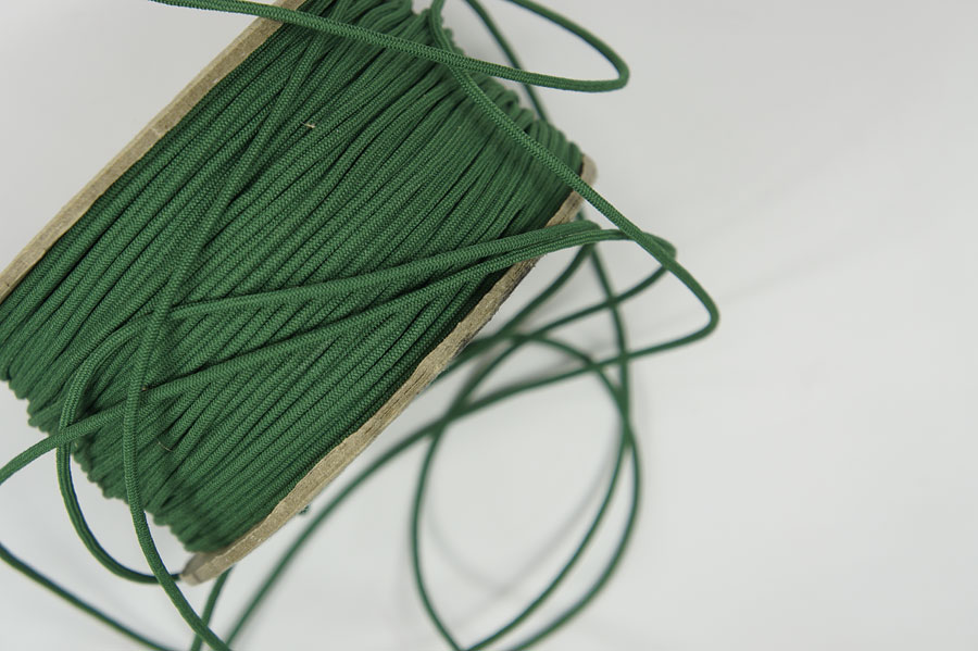 Шнур еластичний 2 мм Лента зелений