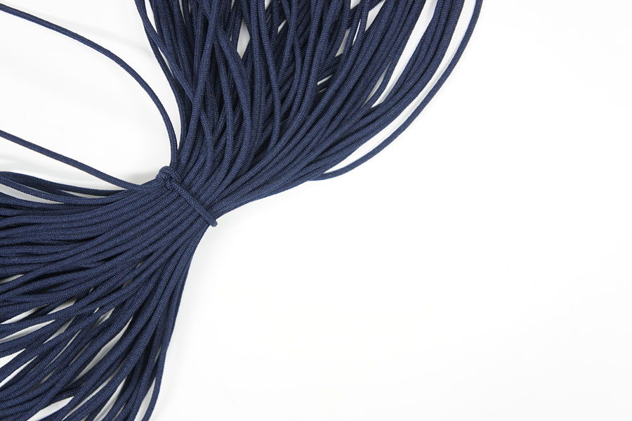 Шнур еластичний 2 мм Лента синій темний