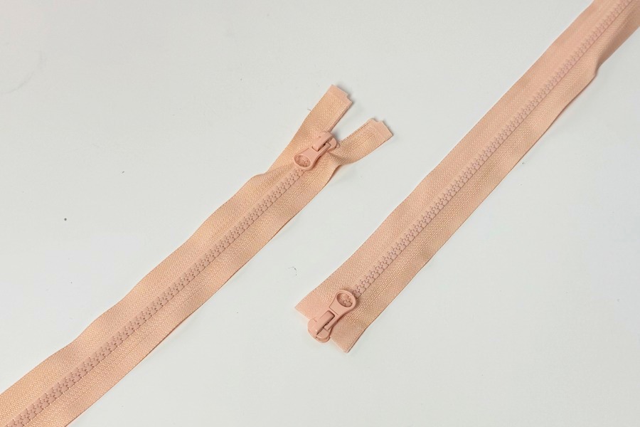 Блискавка MH Тип 5, 2 замка персиковий 75 см