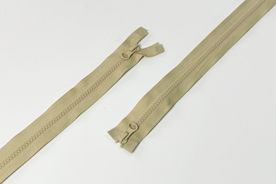 Блискавка MH Тип 5, 2 замка бежевий 100 см