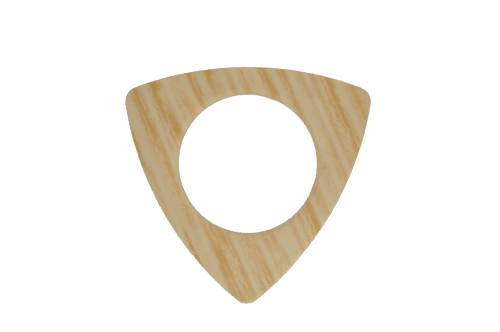 Люверс 35 мм Wood Трикутник дерево світле