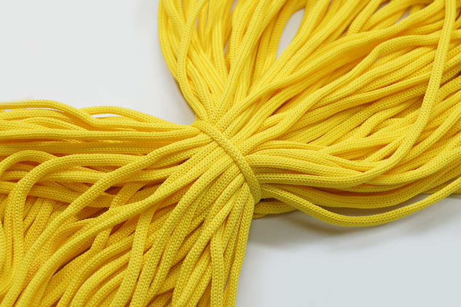 Шнур 4.0 мм для взуття 1-36 жовтий