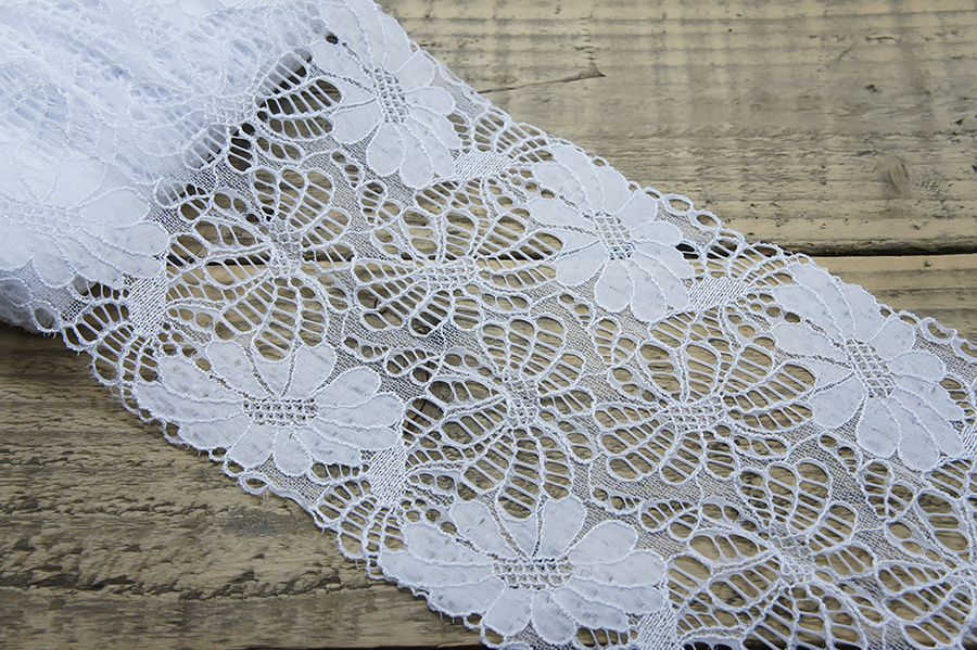 Мереживо еластичне 170 мм MH білий