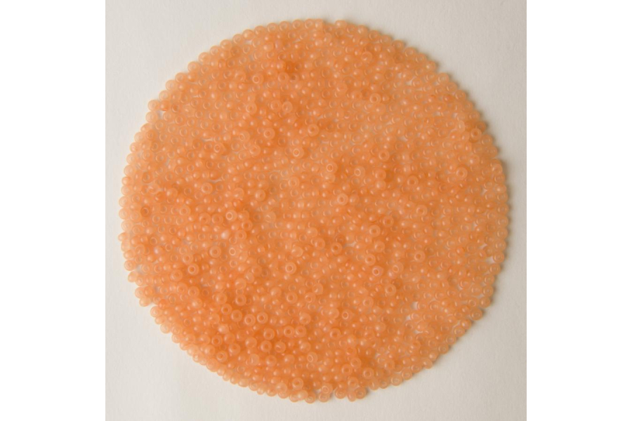 Бісер Preciosa 02184 №10 алебастр сольгель оранжевий 2,3 мм