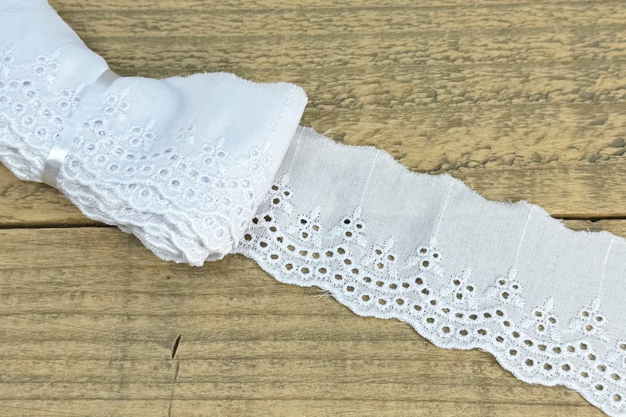 Прошва бавовна 50 мм SinemBro прошва 4BF87-50-white