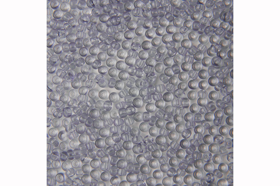 Бісер Preciosa 01121 №10 кришталь сольгель бузковий блідий 2,3 мм