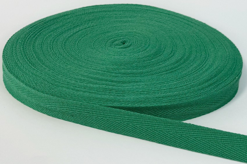 Стрічка кіперна 20 мм зелений яскравий