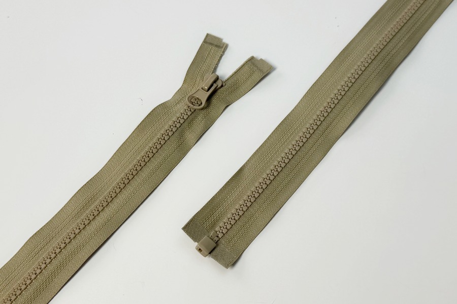 Блискавка MH Тип 5, 1 замок бежевий сірий 40 см