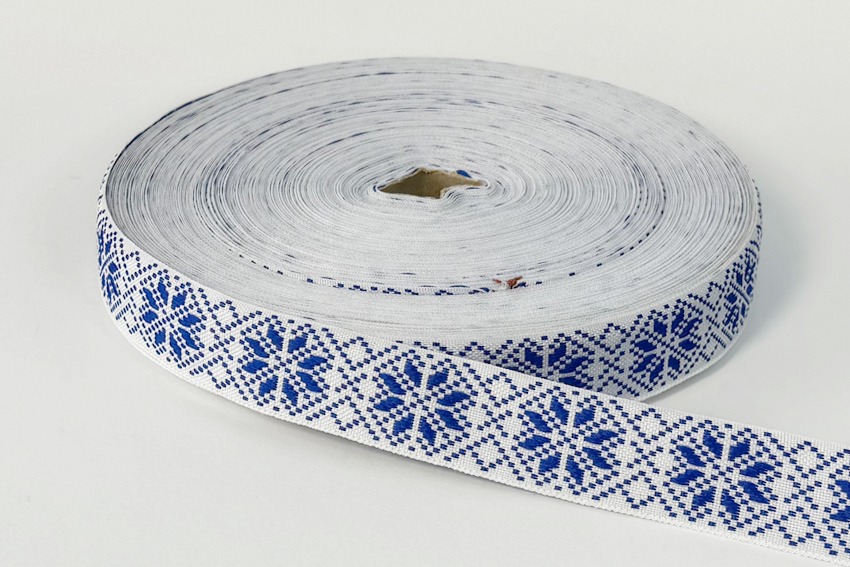 Тасьма 25 мм білий 2984-25-9999/1125