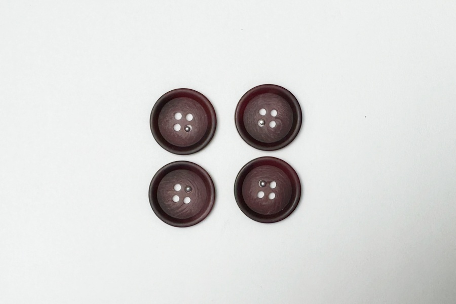 Гудзик 20 мм Mertbutton 4 отвори класичний різнокольоровий 2607-32-14