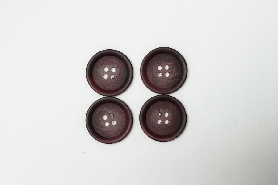 Гудзик 23 мм Mertbutton 4 отвори класичний різнокольоровий 2607-36-14