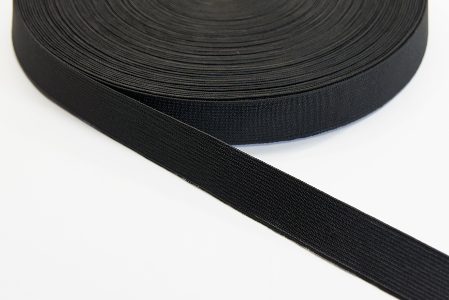 Тасьма еластична 20 мм MH ткана чорний