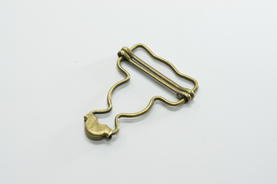 Пряжка для комбінезону 35 мм Castiglioni стара латунь